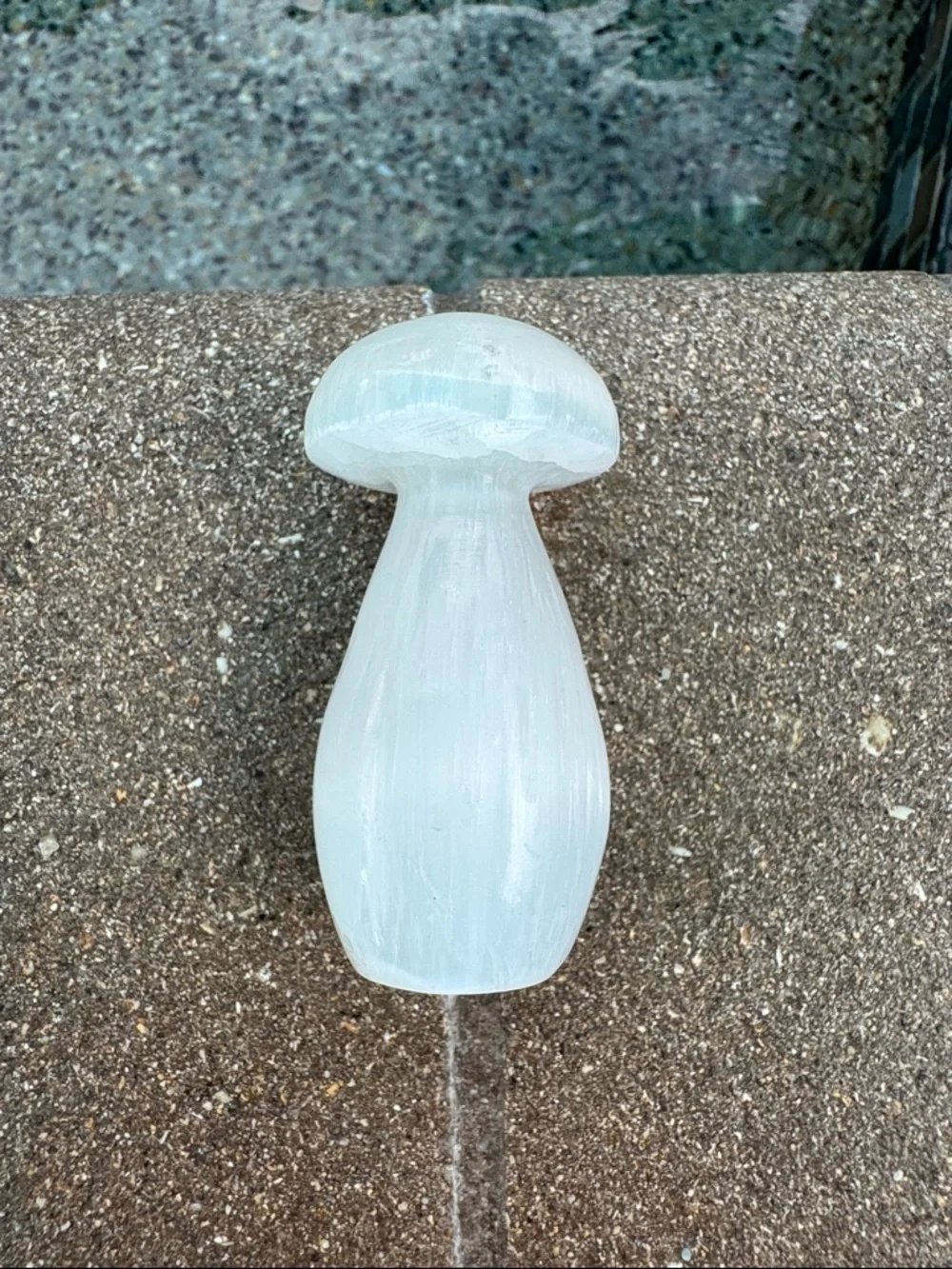 Selenite Mushroom Flash Iridescent
